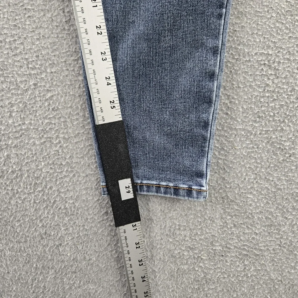 Time And Tru Women Jeans 14 Blue Denim High Rise Curvy‎ Skinny 29